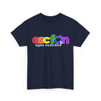 T-Shirt | Rainbow ESCFan Logo - Front Print only - White Logo