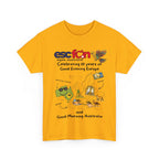 T-Shirt | 10 Year Anniversary - Front Print only - Black Logos | Good Evening Europe Good Morning Australia