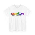 T-Shirt | Rainbow ESCfan Logo - Front Print only - Black Logo