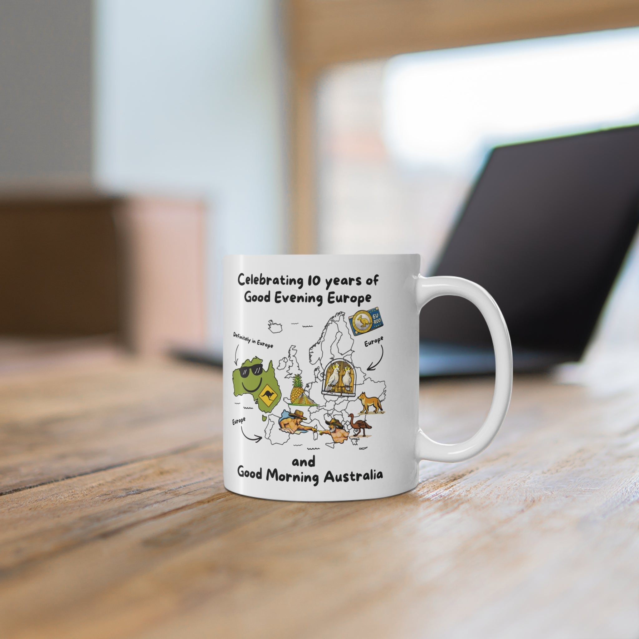 ESCFAN Australia 10 Year Anniversary Mug - Celebrating 10 Years