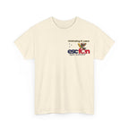 T-Shirt | 10 Year Anniversary - Front & Back Print - Black Logos - Good Evening Europe Good Morning Australia