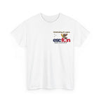 T-Shirt | 10 Year Anniversary - Front & Back Print - Black Logos - Good Evening Europe Good Morning Australia