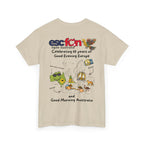 T-Shirt | 10 Year Anniversary - Back Print only - Black Logos | Good Evening Europe Good Morning Australia