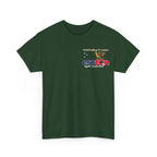T-Shirt | 10 Year Anniversary - Front & Back Print - White Logos - Good Evening Europe Good Morning Australia
