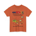 T-Shirt | 10 Year Anniversary - Front Print only - Black Logos | Good Evening Europe Good Morning Australia