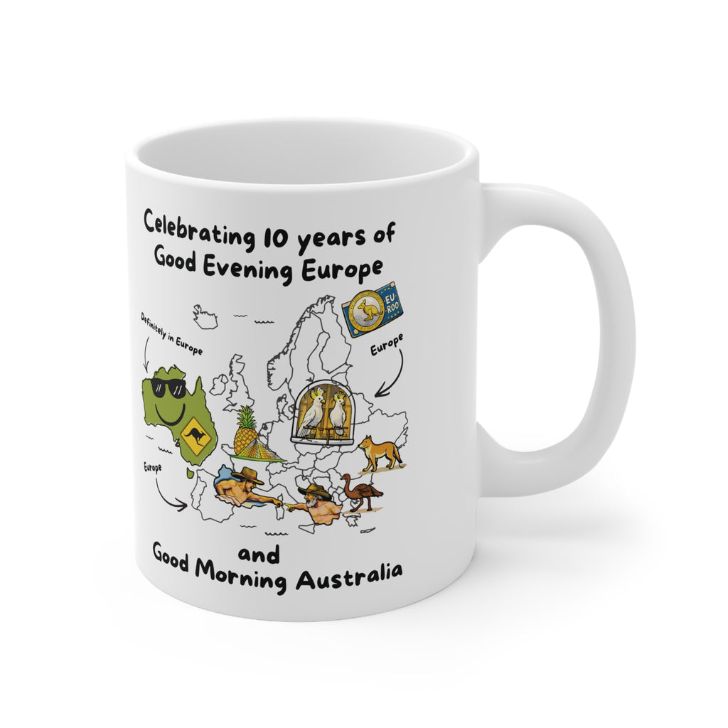 ESCFAN Australia 10 Year Anniversary Mug - Celebrating 10 Years