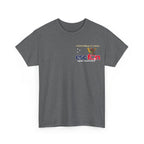 T-Shirt | 10 Year Anniversary - Front & Back Print - White Logos - Good Evening Europe Good Morning Australia