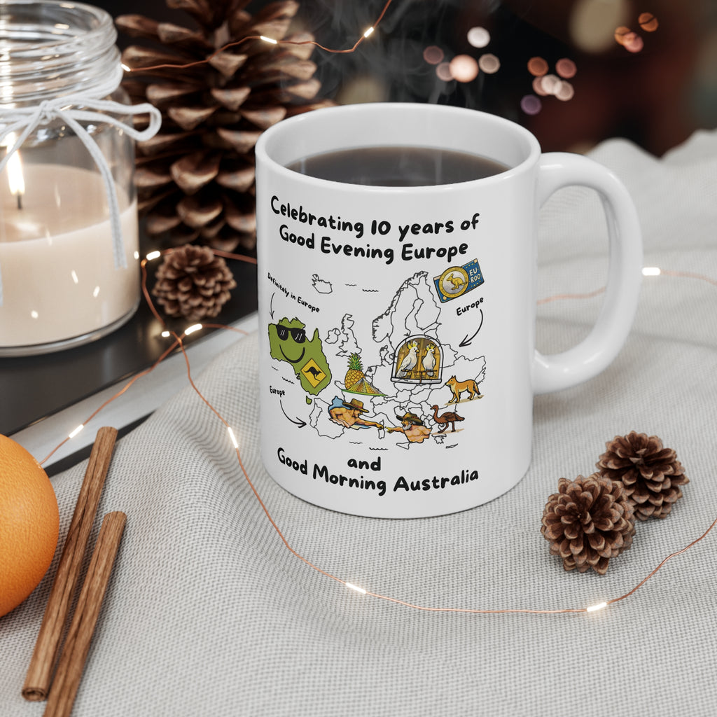 ESCFAN Australia 10 Year Anniversary Mug - Celebrating 10 Years