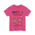 T-Shirt | 10 Year Anniversary - Front Print only - Black Logos | Good Evening Europe Good Morning Australia