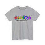 T-Shirt | Rainbow ESCfan Logo - Front Print only - Black Logo