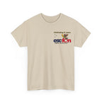 T-Shirt | 10 Year Anniversary - Front & Back Print - Black Logos - Good Evening Europe Good Morning Australia