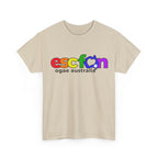 T-Shirt | Rainbow ESCfan Logo - Front Print only - Black Logo
