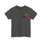 T-Shirt | 10 Year Anniversary - Front & Back Print - Black Logos - Good Evening Europe Good Morning Australia