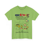 T-Shirt | 10 Year Anniversary - Front Print only - Black Logos | Good Evening Europe Good Morning Australia