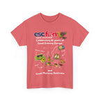 T-Shirt | 10 Year Anniversary - Front Print only - White Logos - Good Evening Europe Good Morning Australia